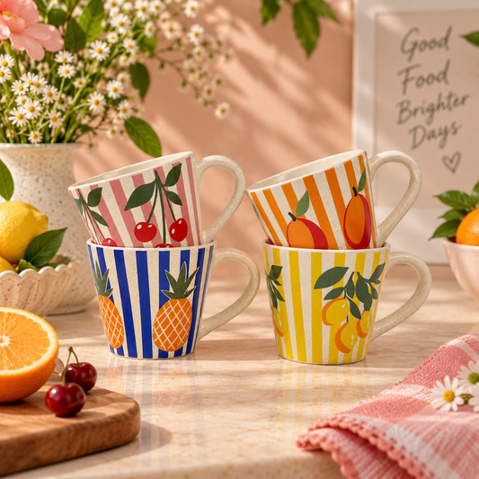 Sunlit Ordhard Cups - Pack of 4