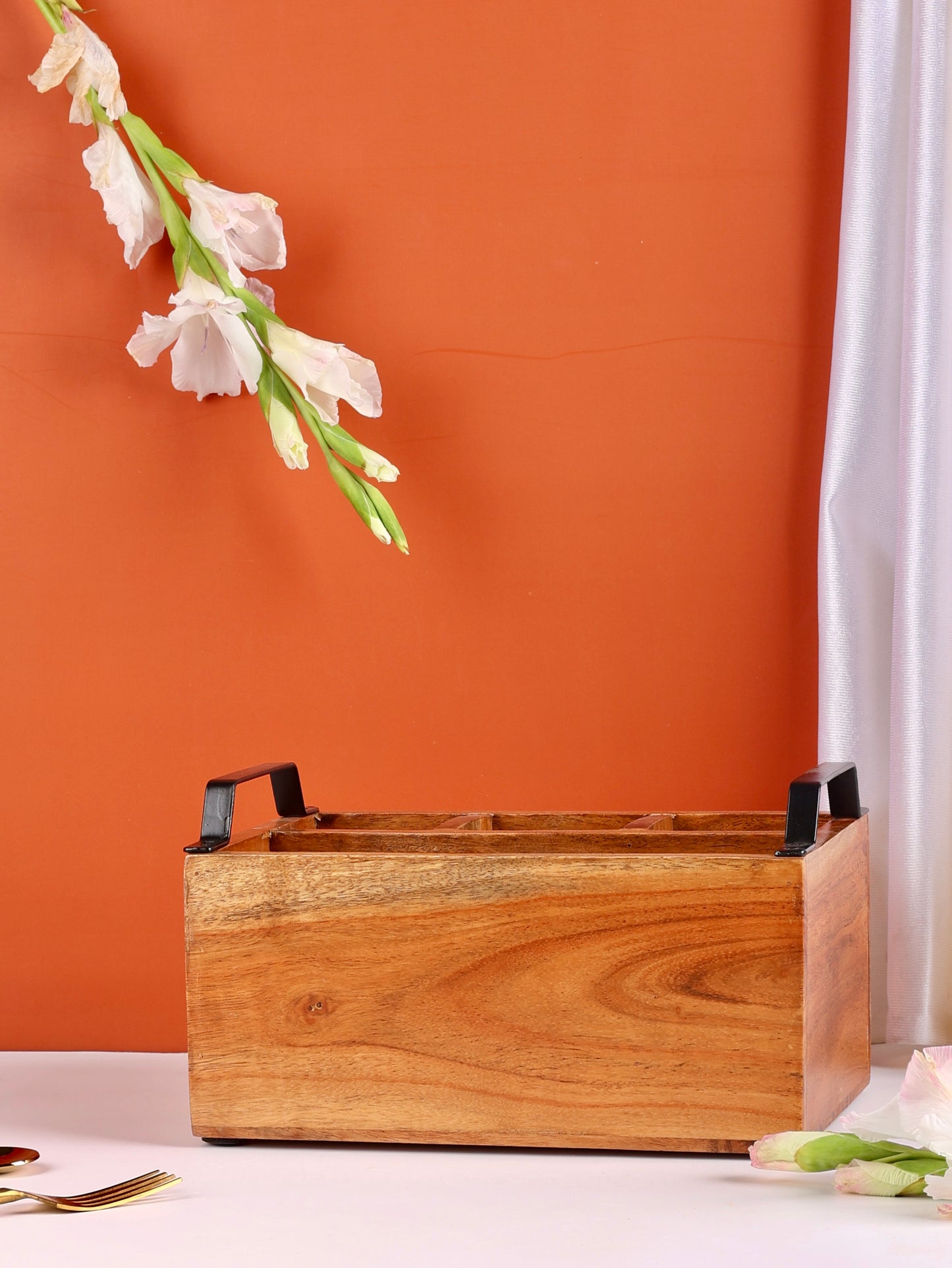 Wooden Cutlery Holder