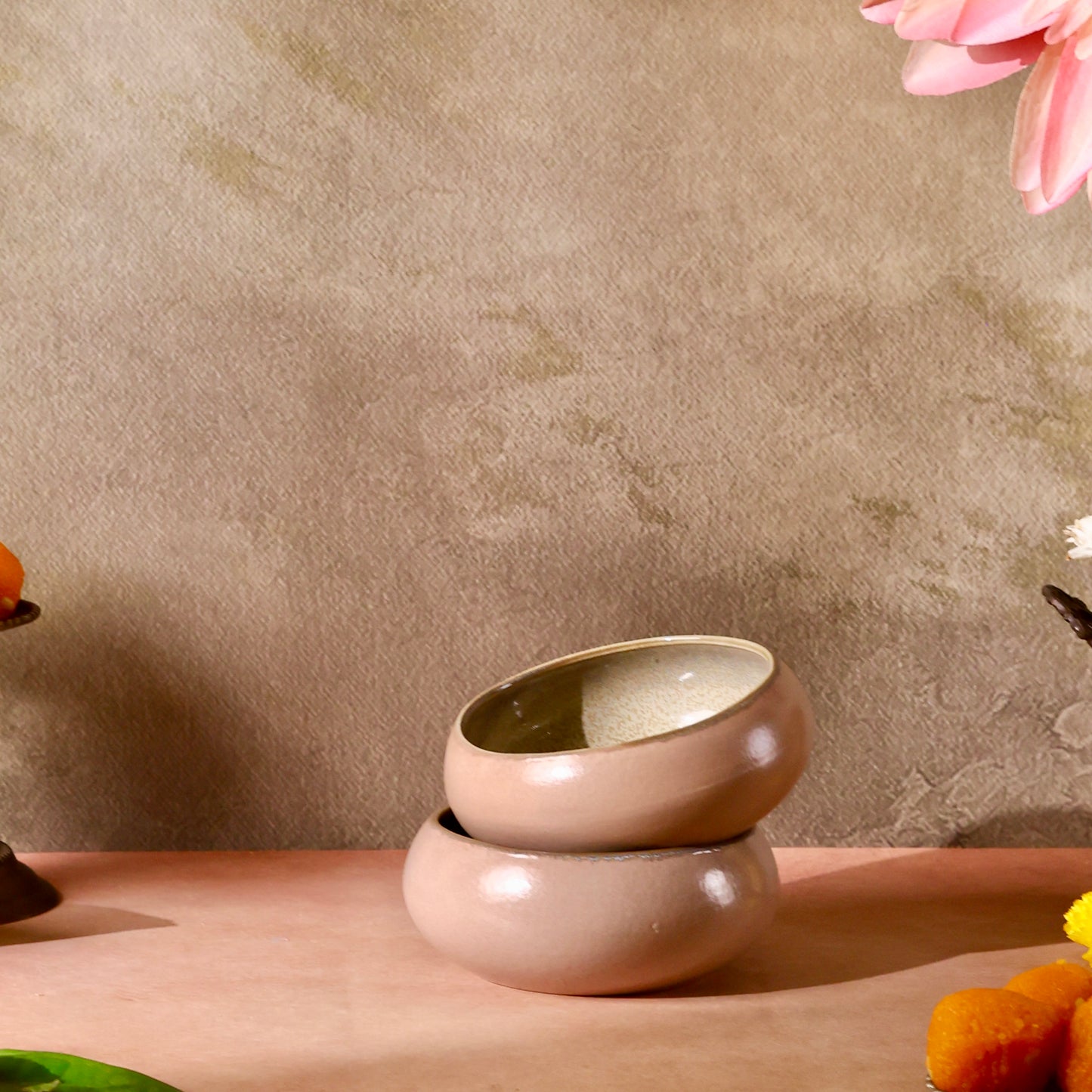 Studio Pottery Curvy Snack Bowl - Set of 2