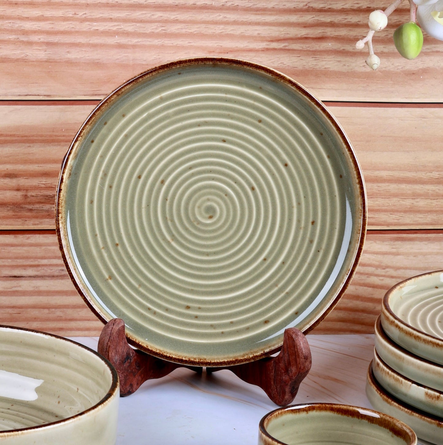 Adah Studio Pottery Deep Sided Plate Medium