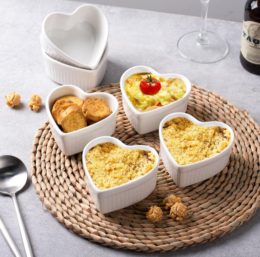 Heart Ramekin Bowl - Pack of 2