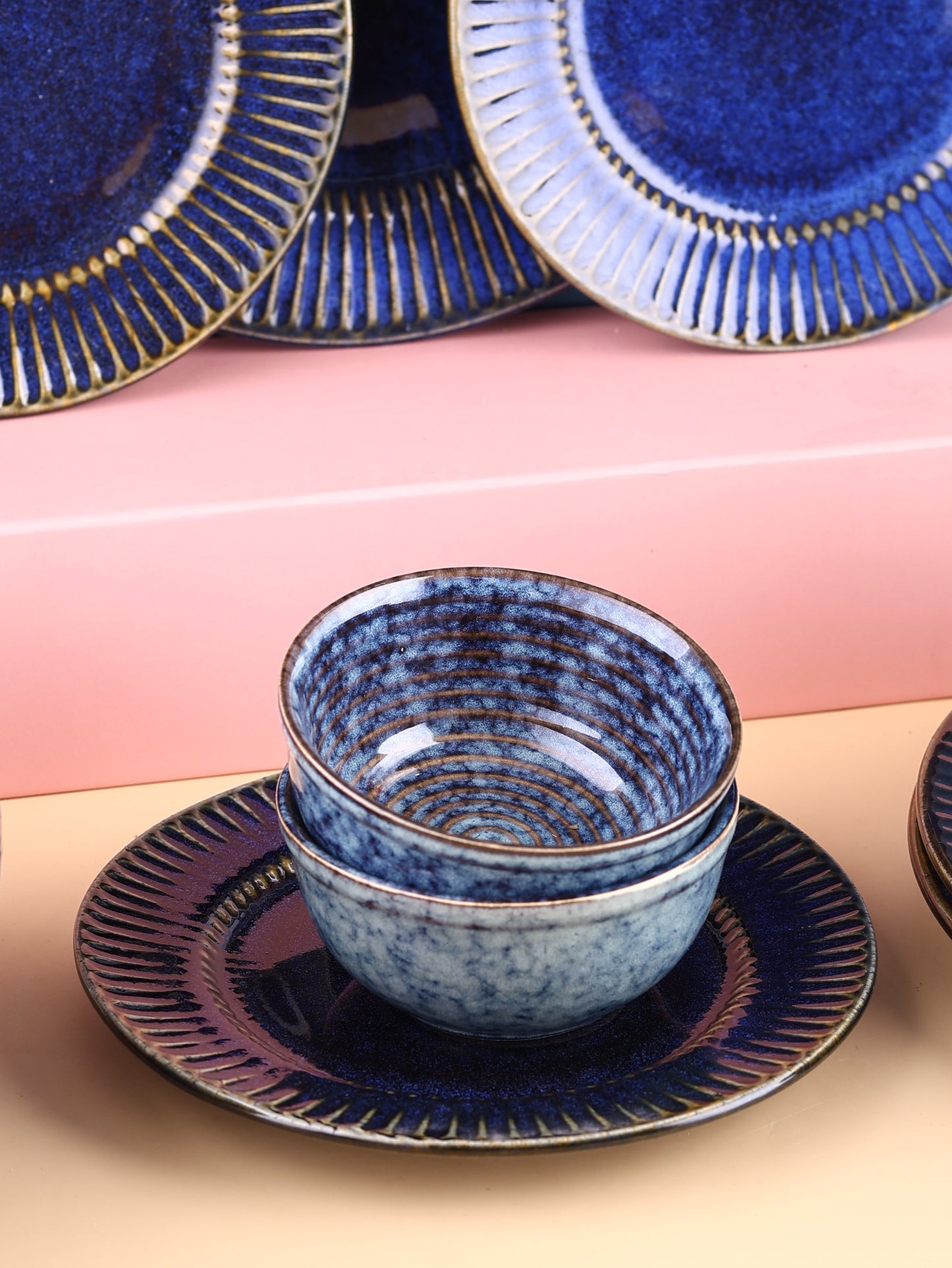 Galaxy Studio Pottery Portion Bowl - Set of 2