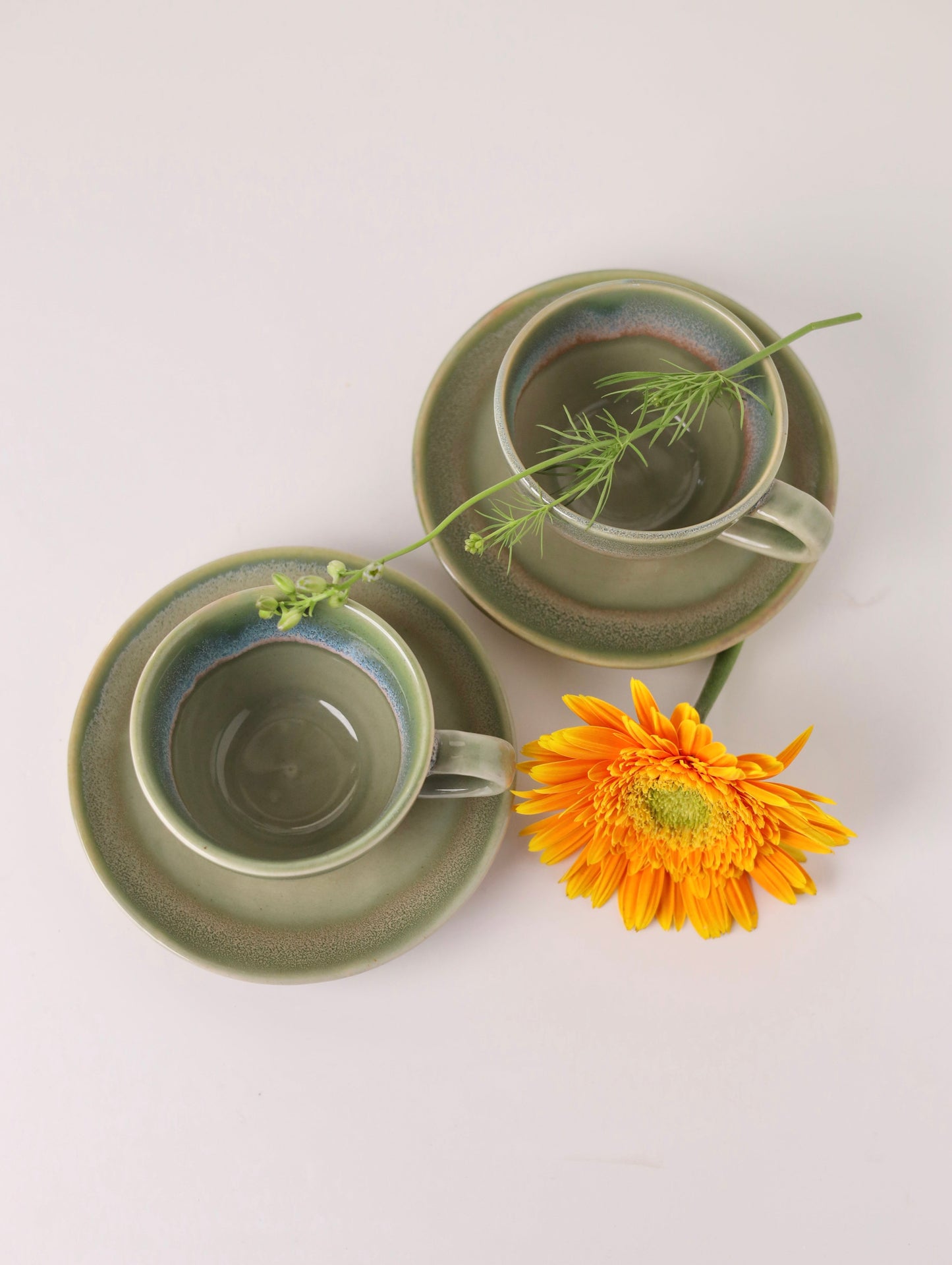 Miranda Studio Pottery Cup and Saucer Set