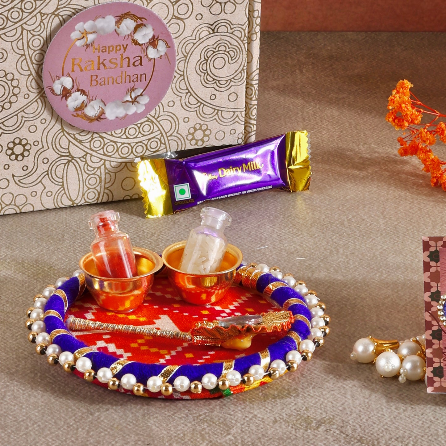 Mini Rakhi Gift Hamper - Eyeconic Bond for Bhaiya Bhabhi