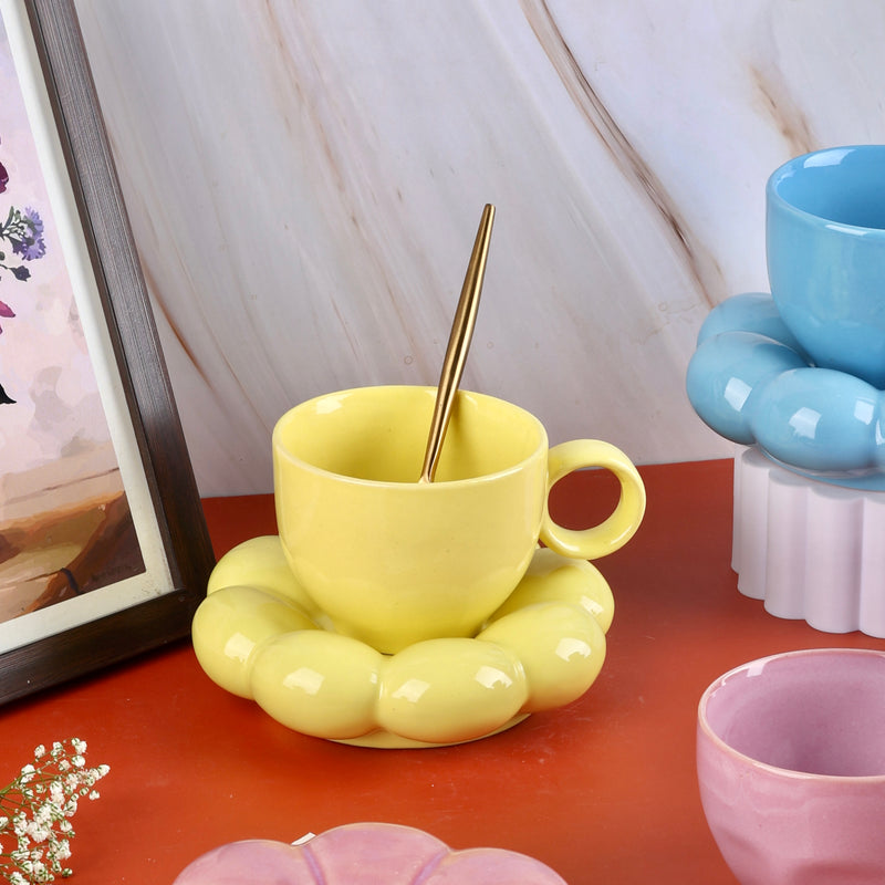 Dream Cloud Whimsical Cup & Saucer Set - Enchanting Collection