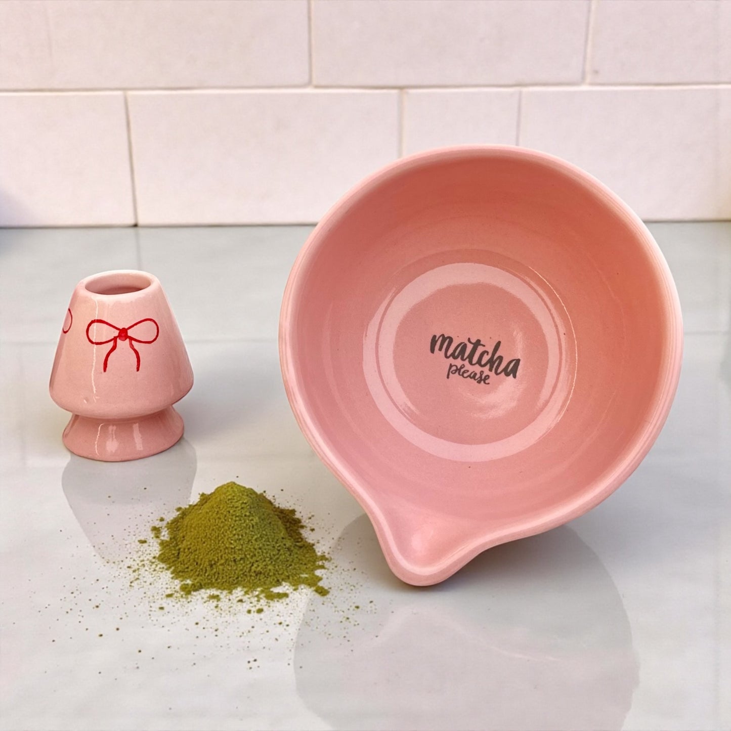 Bow-Licious Matcha Bowl Duo