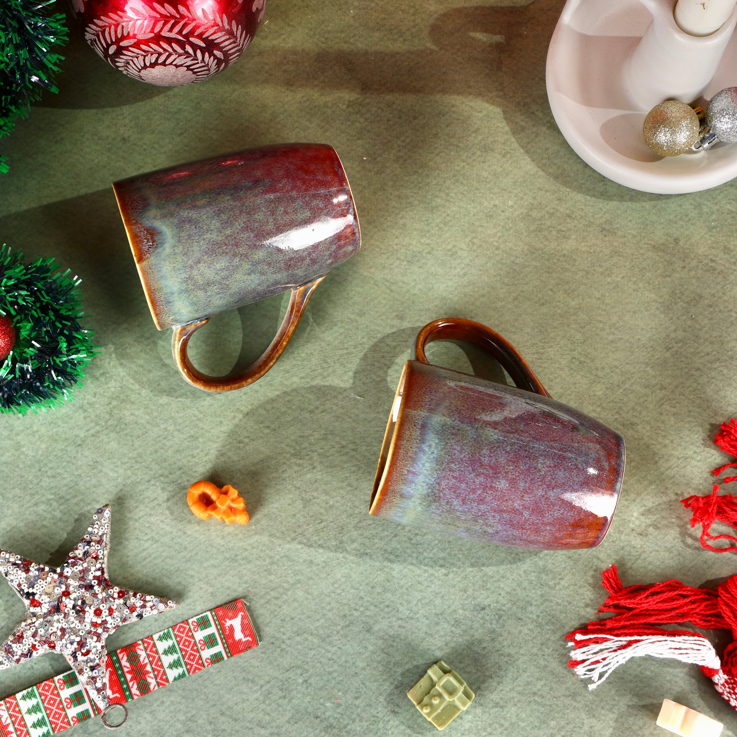 Kira Copper Tall Mug - Set of 2