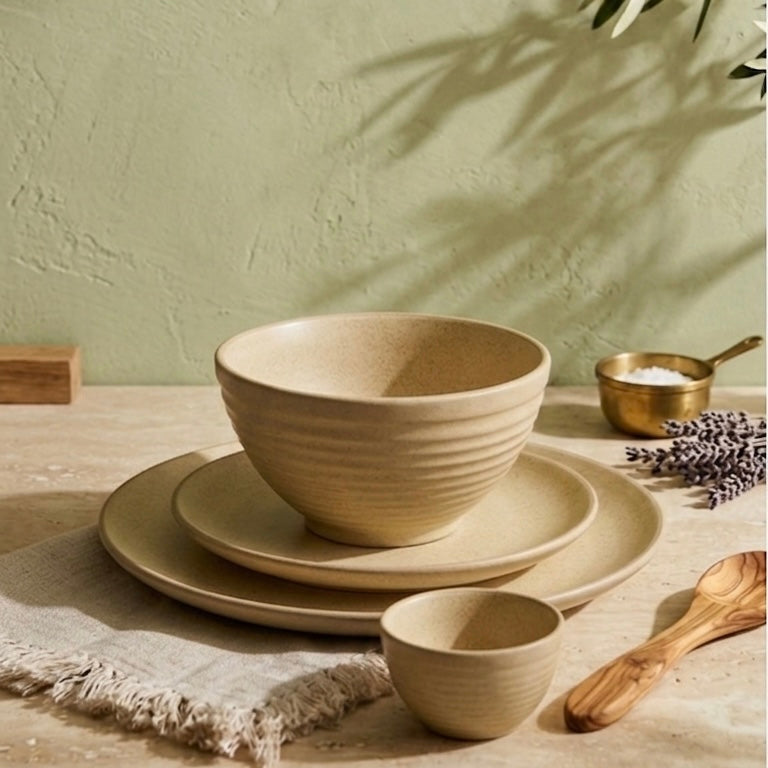 Sienna Sands Studio Pottery Dinner Set for 6 - 20 pieces