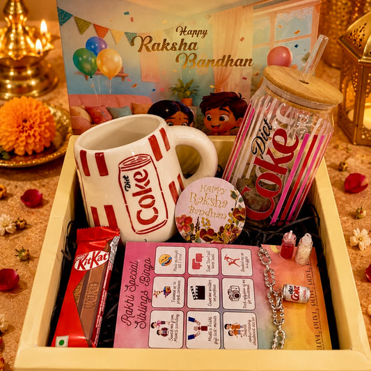 Rakhi Gift Hamper - Diet Coke Lover Bro