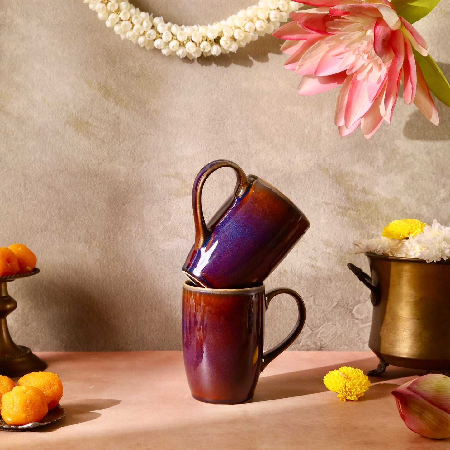 Jawa Copper Tall Mug - Set of 2