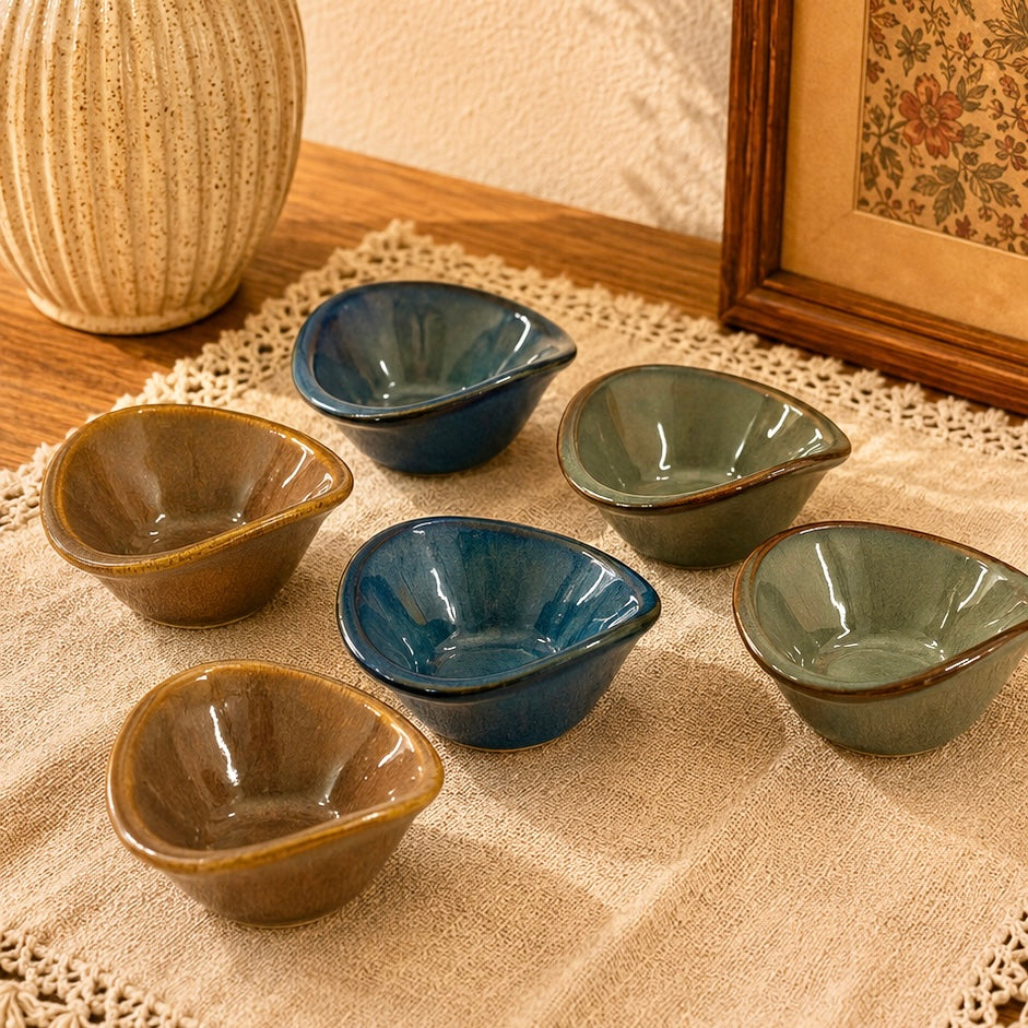 Set of 6 Tapas Oval Individual Serving Bowls