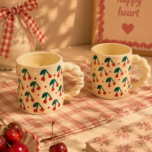 Cherry Bubble Mug - Pack of two