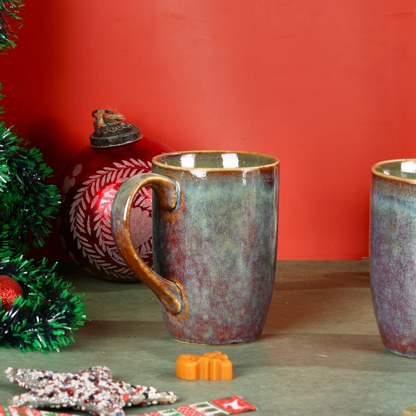 Kira Copper Tall Mug - Set of 2