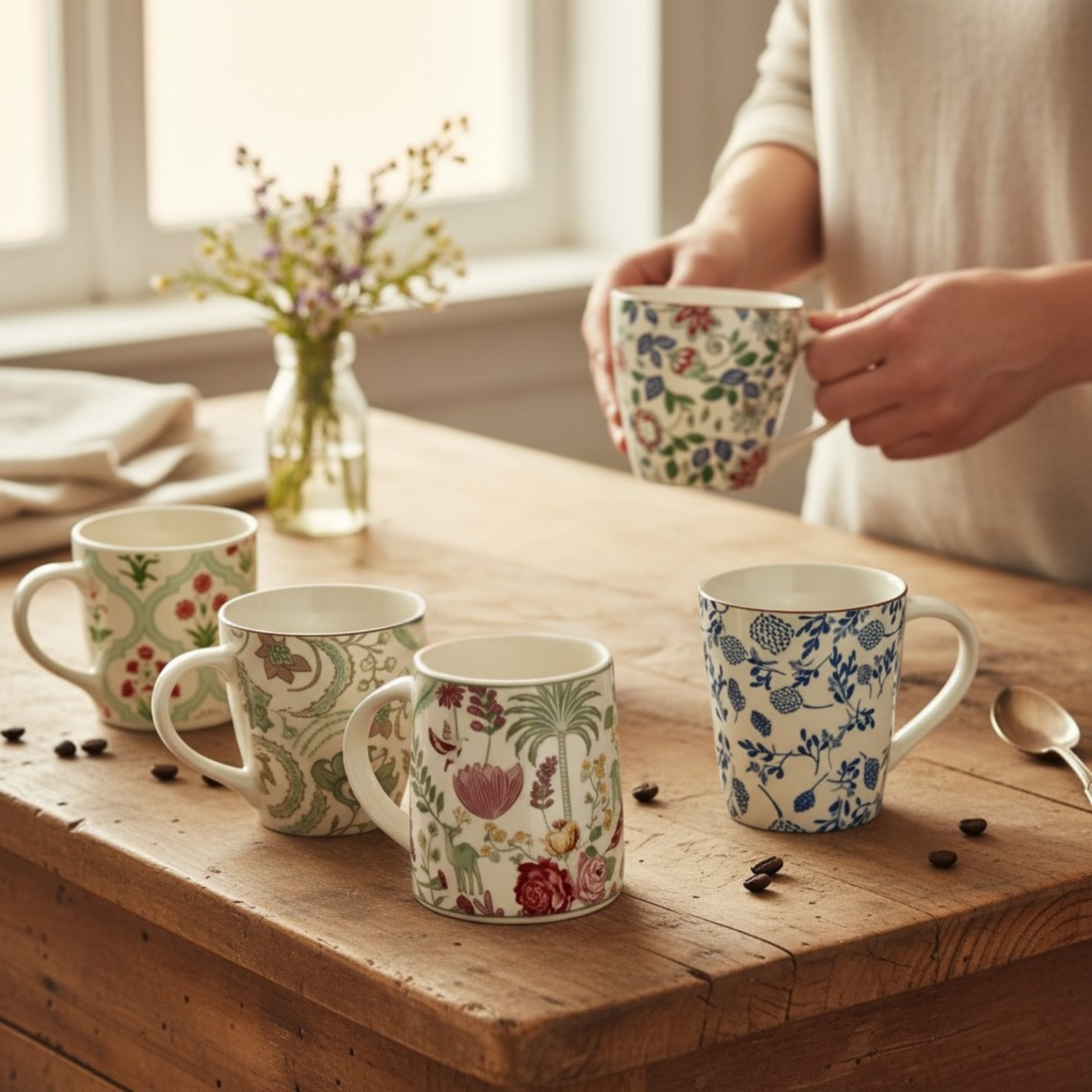 The Secret Garden Mug Set of 5 (Exclusive)