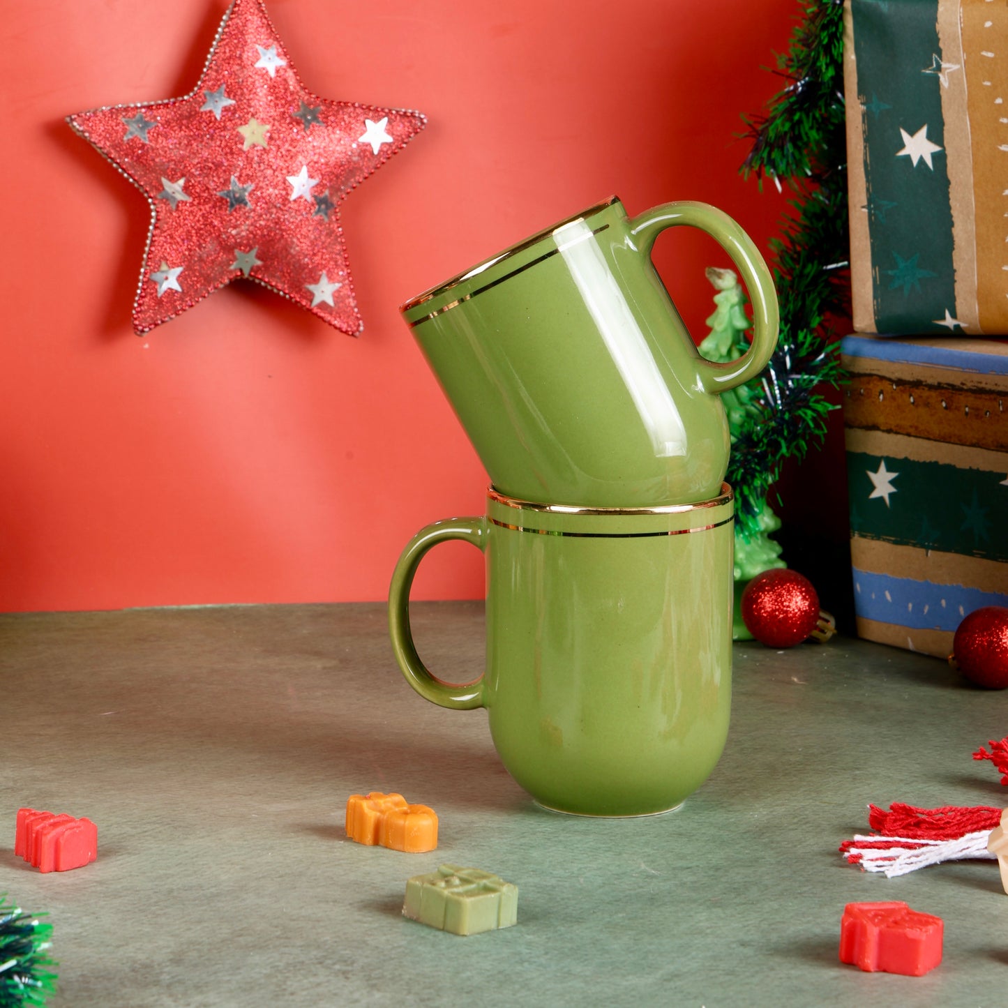 Pistachio Holly Mug