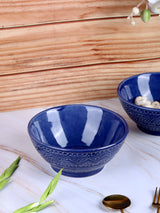 Rooh Blue Serving Bowl