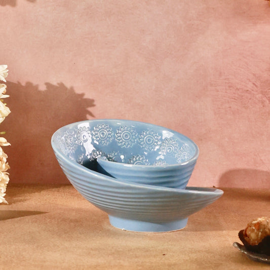 Raelle Studio Pottery Chip and Dip Platter Large