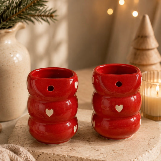 Eternal Heart Ceramic Sipper - Red