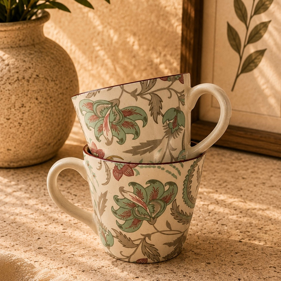 Phool Bagh Espresso Cups - Pack of 2