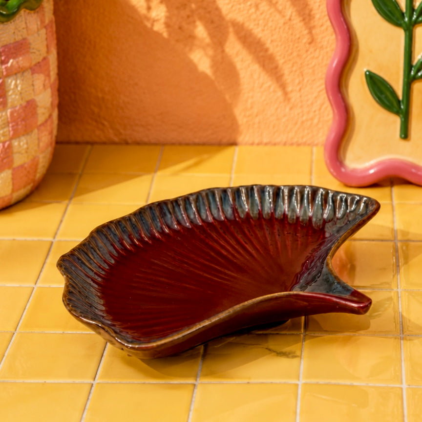 Rivaya Fan Leaf Platter