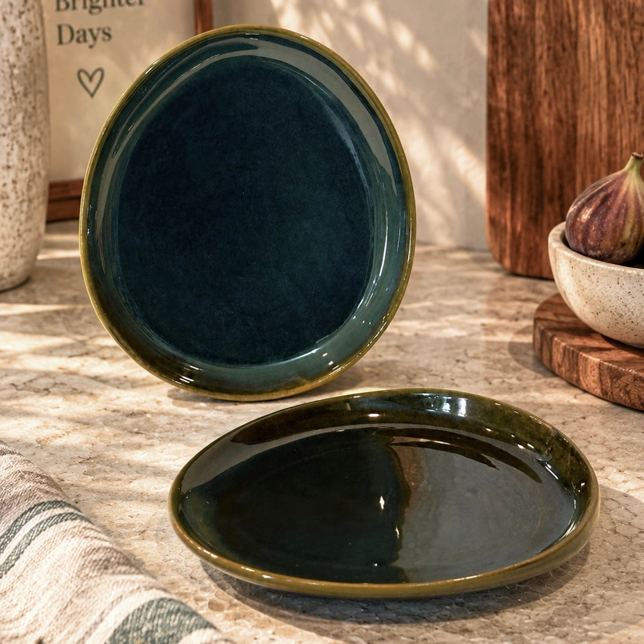Veda Uneven Deep Sided Snack Plate