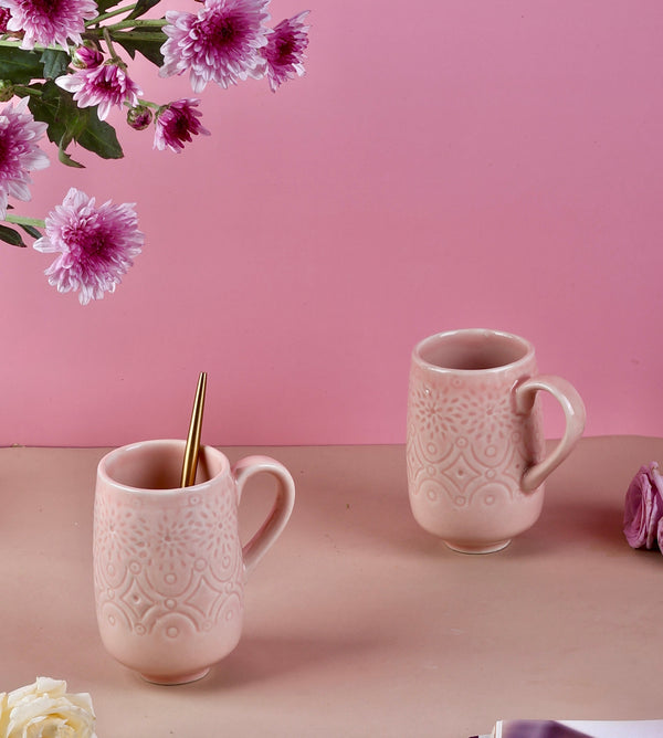 Pink Baarish Mug - Set of 2