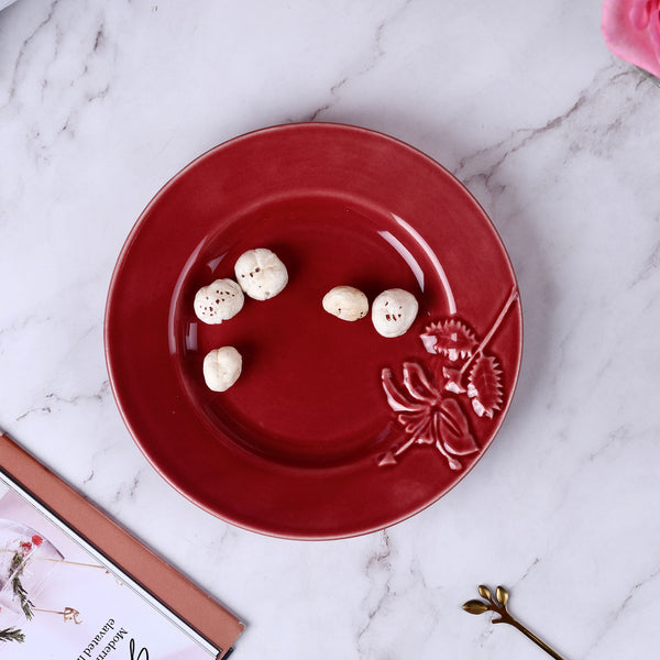 Hibiscus Bloom Serving Platter