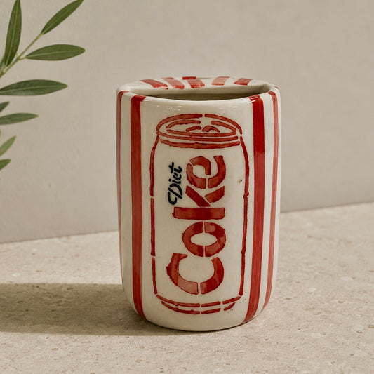 Diet Coke Sipper with stainless steel - Pack of two with imperfections (Please review before ordering)