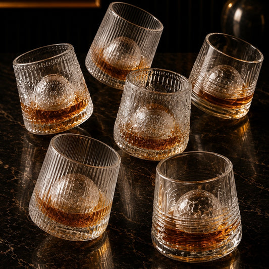 Studio Helena Dancing Glasses for Juices and Whiskey - Set of 6