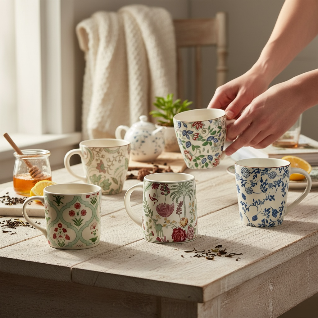 The Secret Garden Mug Set of 5 (Exclusive)