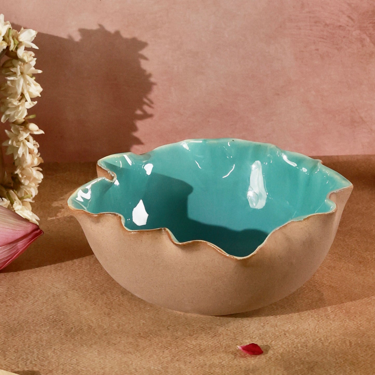 Ocean Whisper Studio Pottery Serving Bowl