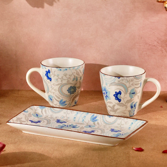 Indrani Bagh Tray and Mugs