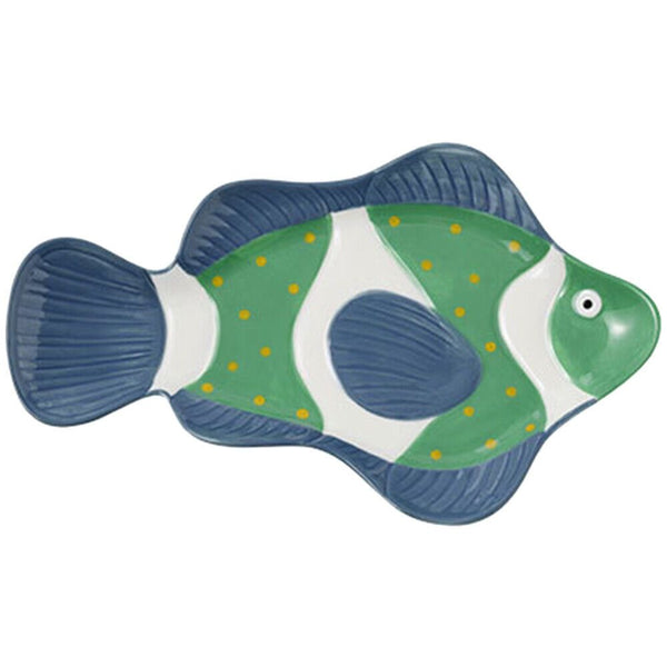 Serra Green Fish Platter