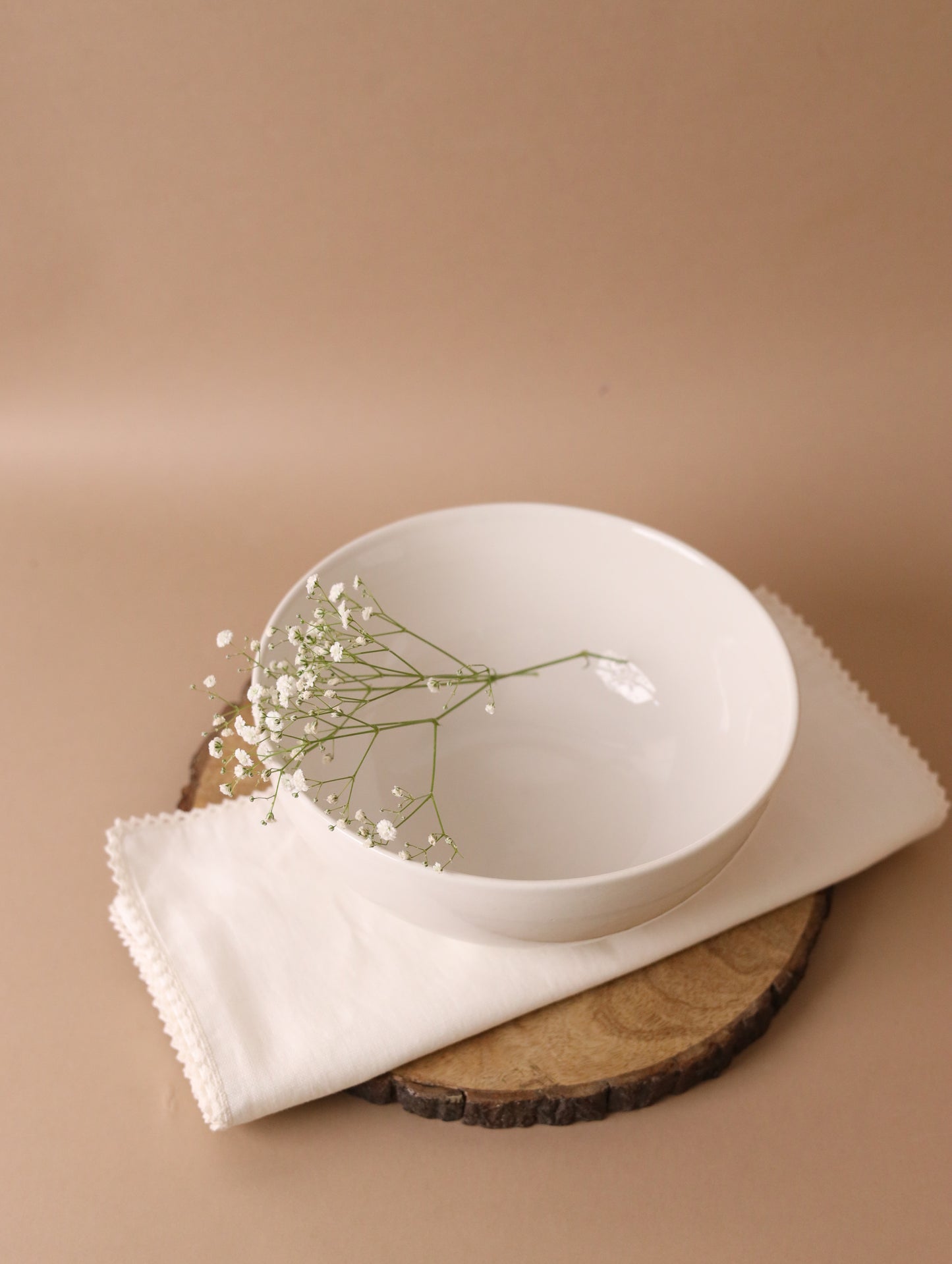 White Gigi Serving Bowl