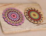 Set of 6 Mandala Coasters