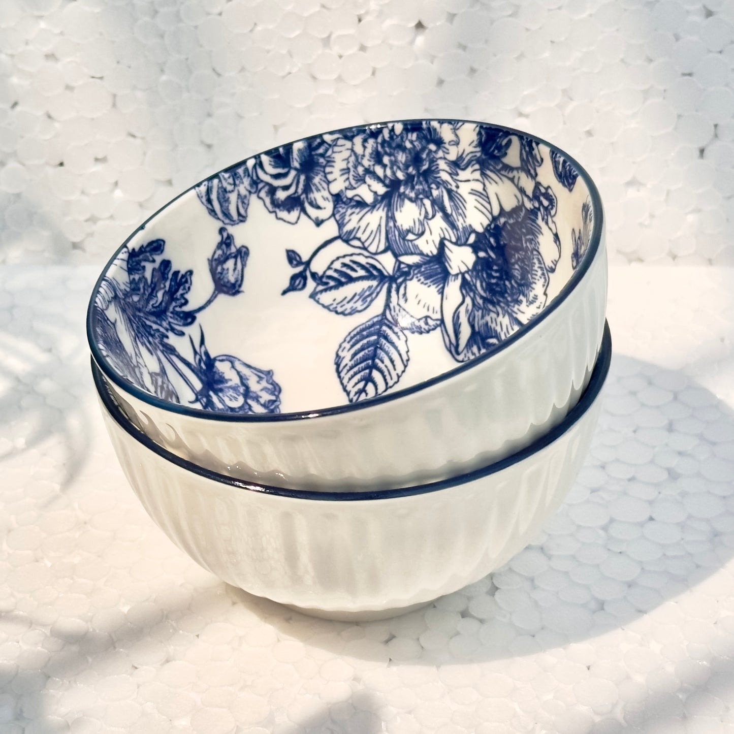 Vintage Garden Soup or Snack Bowl - Pack of 2