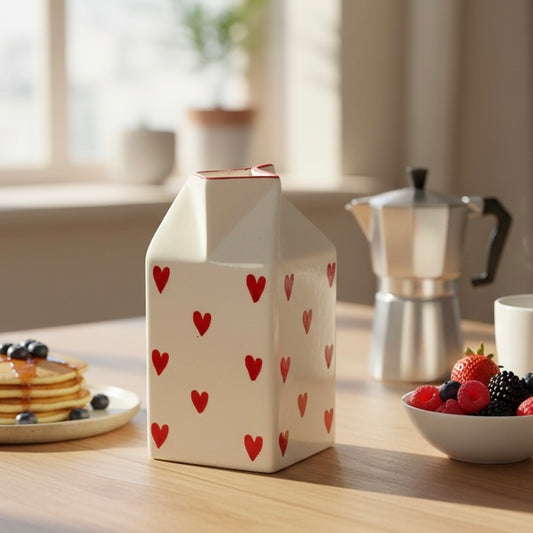 Beating Heart Milk Carton or Vase