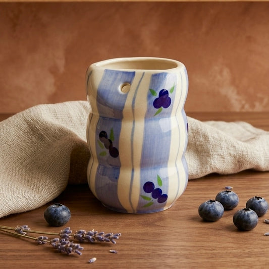 Blueberry Bailey Ceramic Sipper