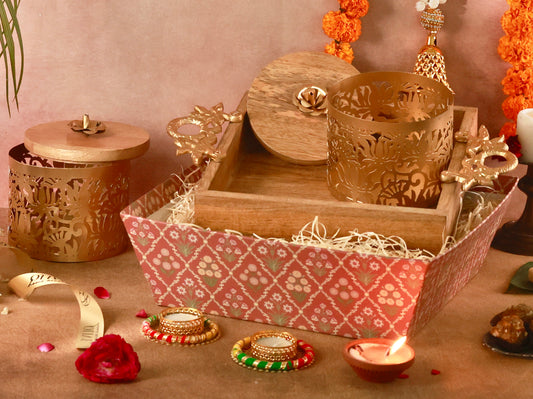 Golden Harmony Basket Hamper