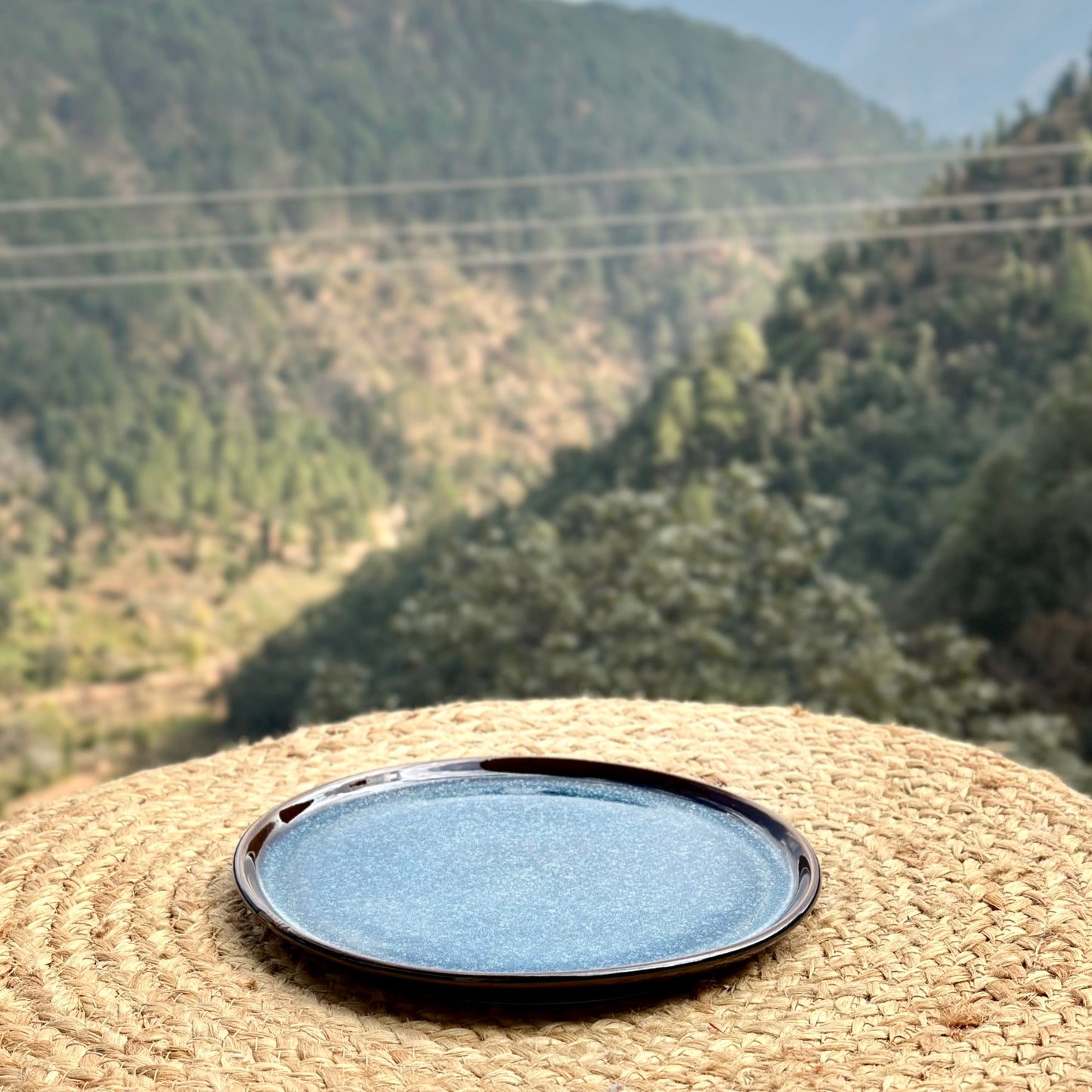 Royal Venetian Studio Pottery Deep Sided Snack Plate - Pack of one