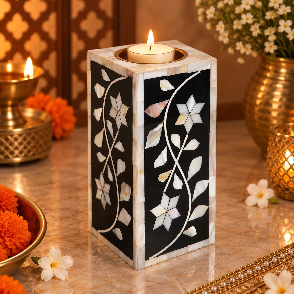 Sitara Aura Candle Stands