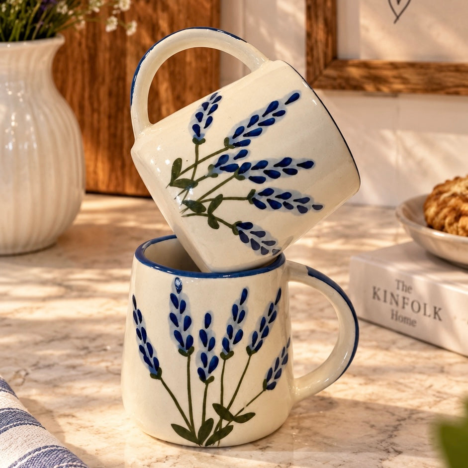 Lavender Fields mug - Set of 2