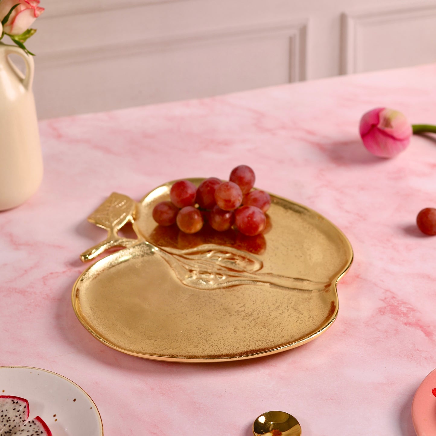 The Gilded Apple Platter for Decor