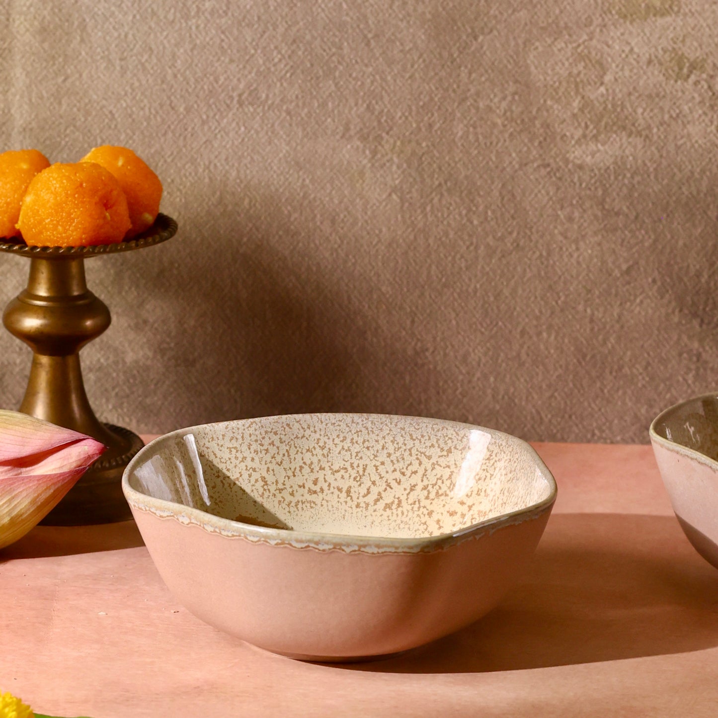 Studio Pottery Uneven Snack Bowl