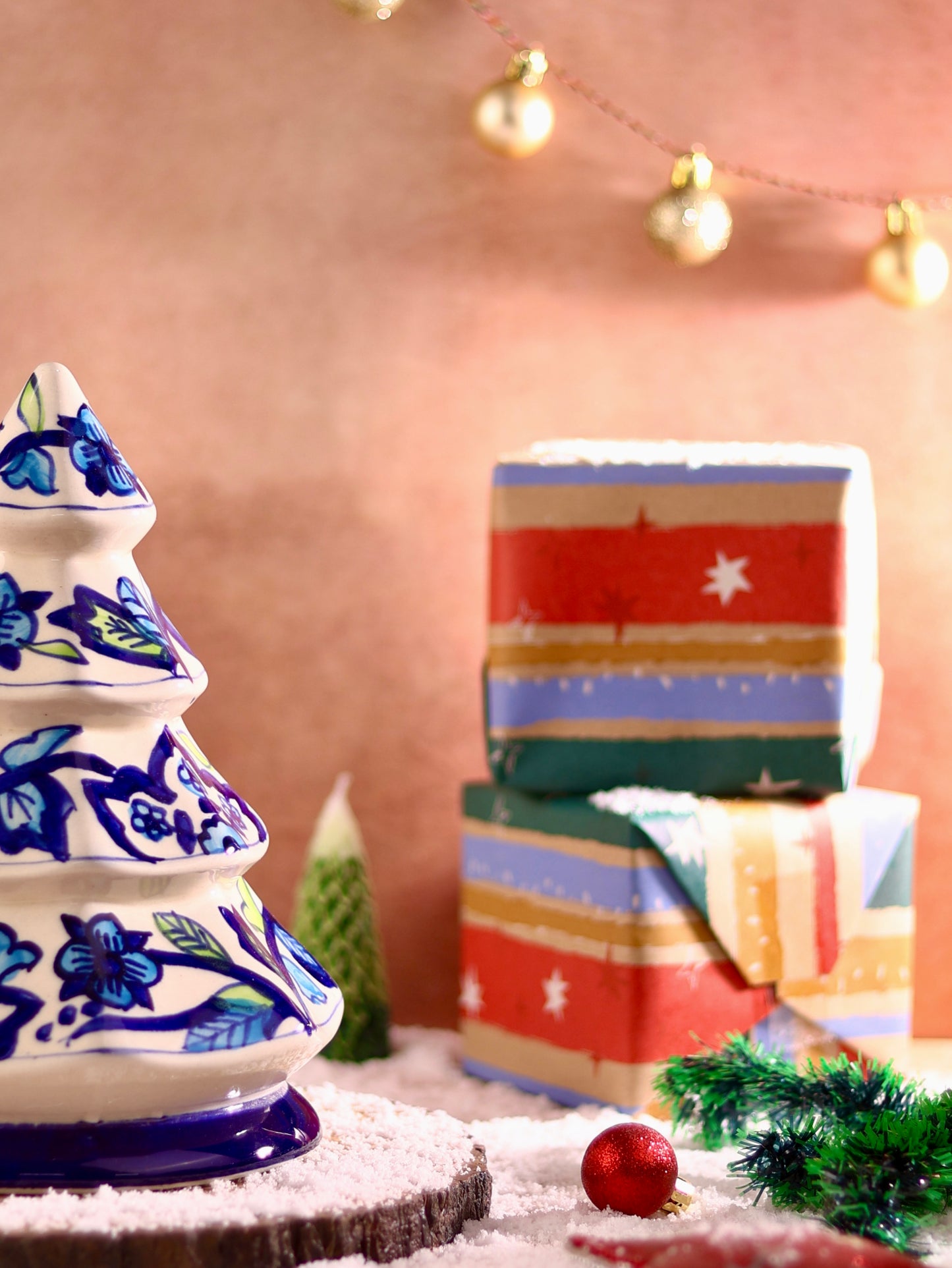 Blueberry Noel Ceramic Christmas Tree