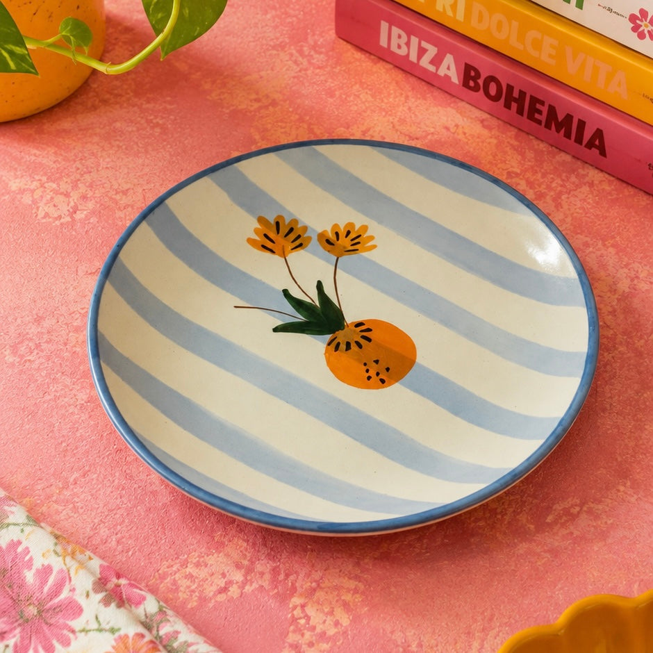 Capri Handpainted Breakfast or Snack Plate Plate
