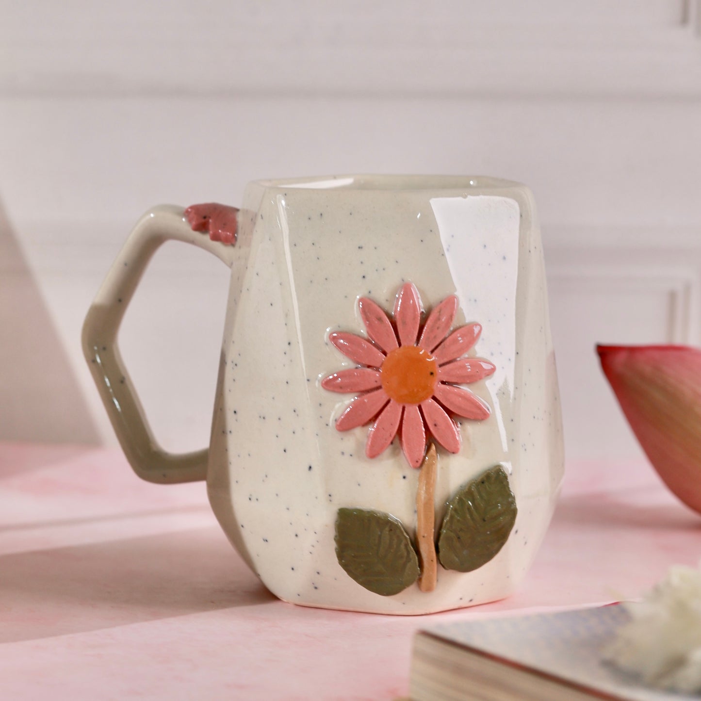 Zinnia Flower Mug - Set of 2