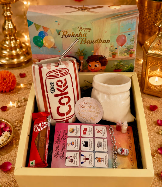 Rakhi Gift Hamper - Diet Coke Paglu Bro