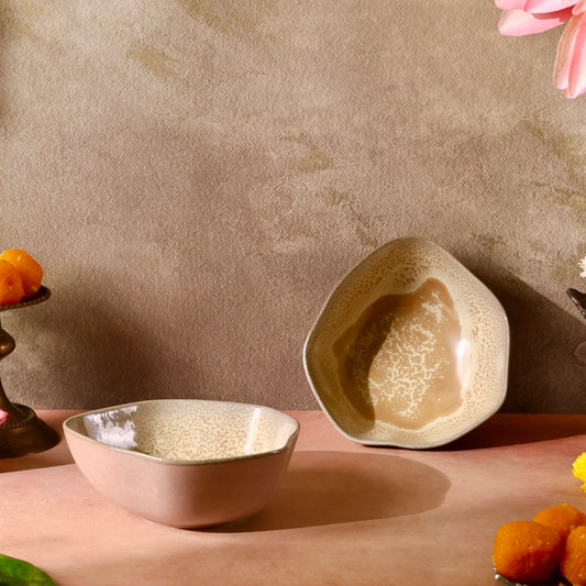 Studio Pottery Uneven Snack Bowl