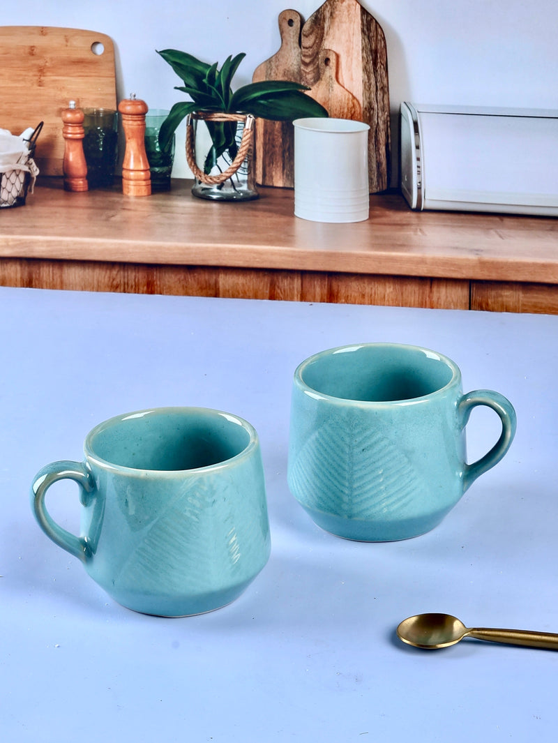 Charlie Short Leaf Mugs